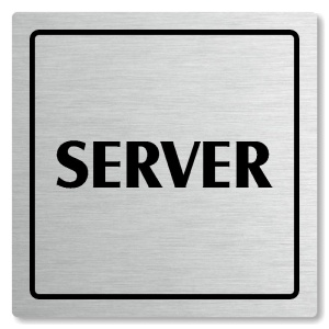 Server, 80x80mm, stříbrná, Arizona